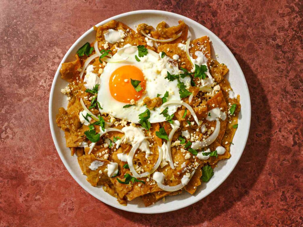 les chilaquiles à l'honneur